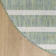 thumbnail image 4 of Nourison Positano 6' x Round Blue Green Ivory Modern Rug, 4 of 11