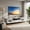 White, variant on Demi Bonn Farmhouse TV Stand, 80" TV Compatible, 2 Cabinets & 2 Drawers, Clear Doors, Oak & Gray (Brown)