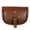 Brown, variant on Handmade Medieval Leather Belt Bumbag Pouch Purse for Weekend Events and Festivals - Red