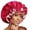 Wine, variant on Outfmvch Winter Hats For Women Silk Bonnet For Sleeping Women Satin Lined Bonnet Women Beauty Satin Silk Bonnet Sleep Cap Hat Satin Bonnet Black One Size