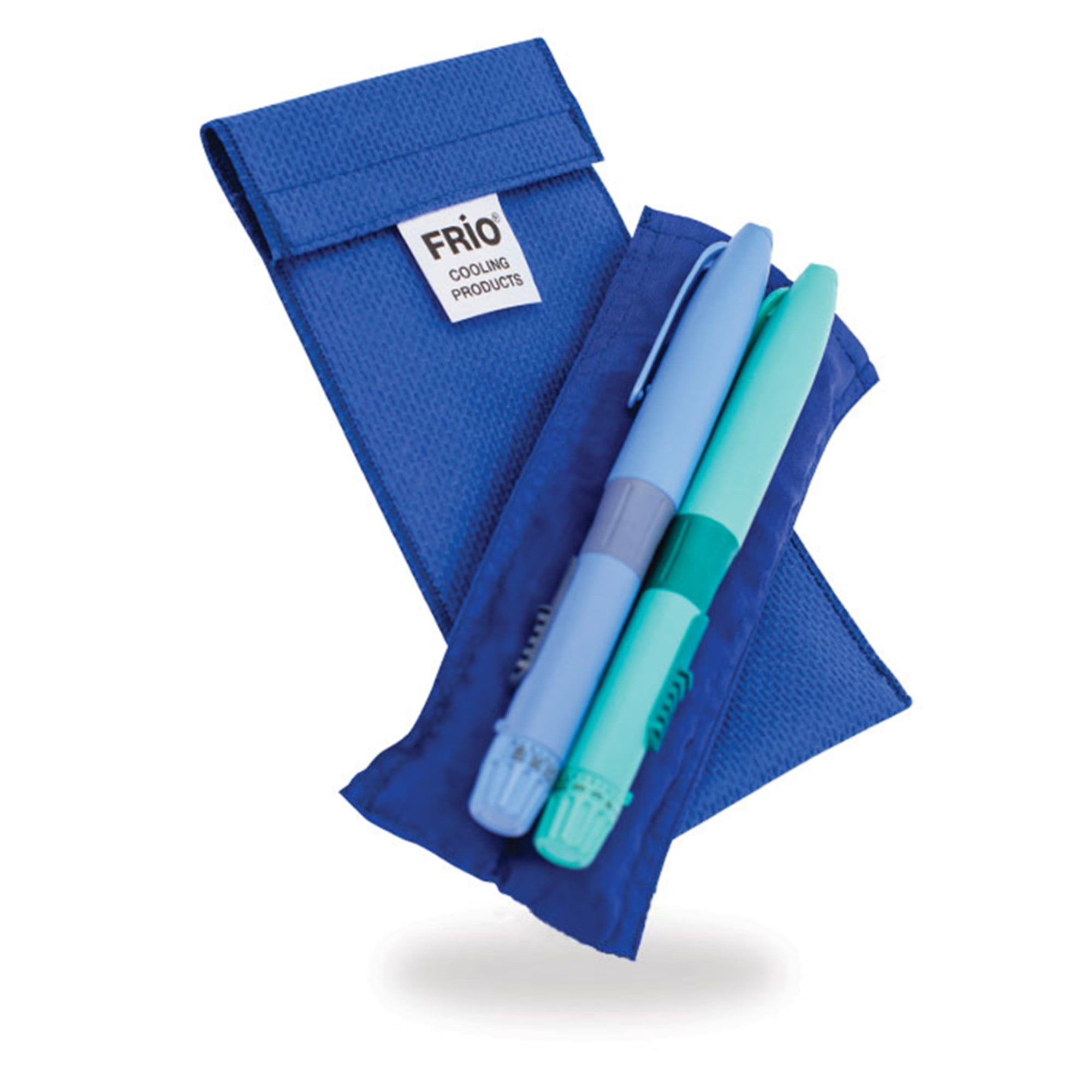 FRIO Duo Pen Diabetic Insulin Cooling Wallet-Blue