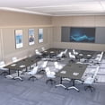 thumbnail image 7 of Conference Table with Wheels, Flip Top Rolling Training Table for Office & Meeting Room, Space-Saving Design, Multiple Sizes & Packs, 7 of 7