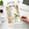 thumbnail image 5 of Birds on Branches 12.5x9in Clipboard, Durable Acrylic with Metal Clip and Wall Hook for Office or Classroom, 5 of 10