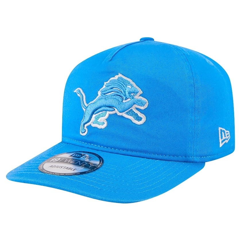 Men's New Era Blue/Gray Detroit Lions Break 59FIFTY Fitted Hat