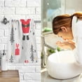 thumbnail image 7 of Yayeee 100% Cotton Hand Towels for Bathroom 16" x 28" Soft Absorbent Kitchen Towel, Gray Christmas Santa, 7 of 7