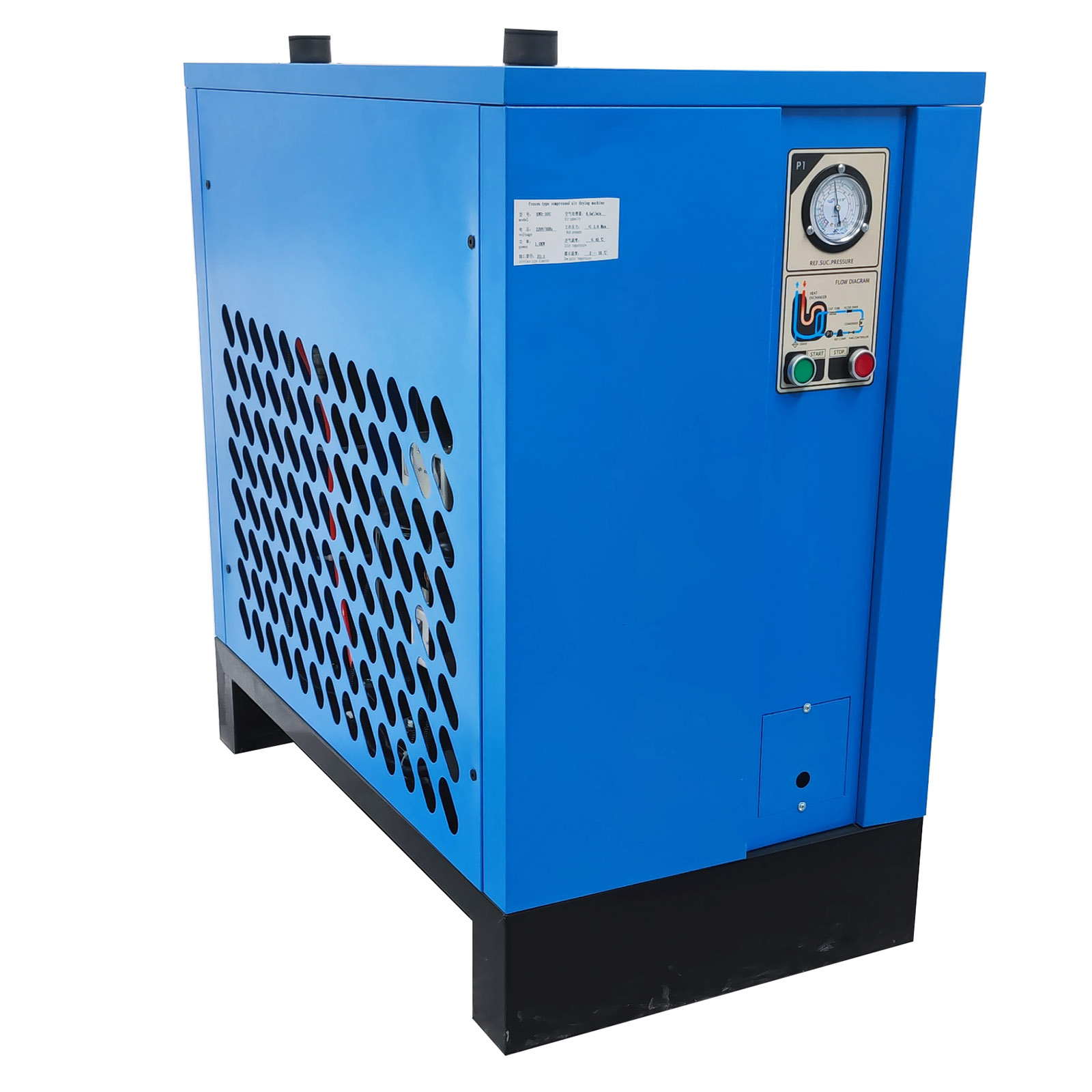 50C Refrigerating Cold Dryer Air Compressor Refrigerated Freeze Dryer 220V