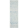 thumbnail image 2 of SAFAVIEH Blossom Aspen Geometric Wool Area Rug, Blue/Ivory, 8' x 10', 2 of 8