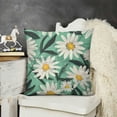 thumbnail image 2 of YINGXI Pillow Covers Bloom with Grace Decorative Throw Pillowcases for Home Sofa Couch Decoration G505-18 22x22in, 2 of 5