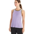 thumbnail image 3 of MARMOT Womens Purple Color Block Sleeveless Scoop Neck Tank Top XS, 3 of 4