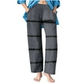 thumbnail image 6 of breaise Wide Leg Pants for Girls Baggy Casual Palazzo Pants Stripe Lounge Trousers with Pockets, 6 of 8