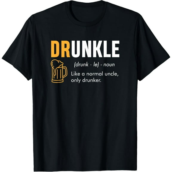 Drunkle Uncle Funny Definition Humor T-Shirt