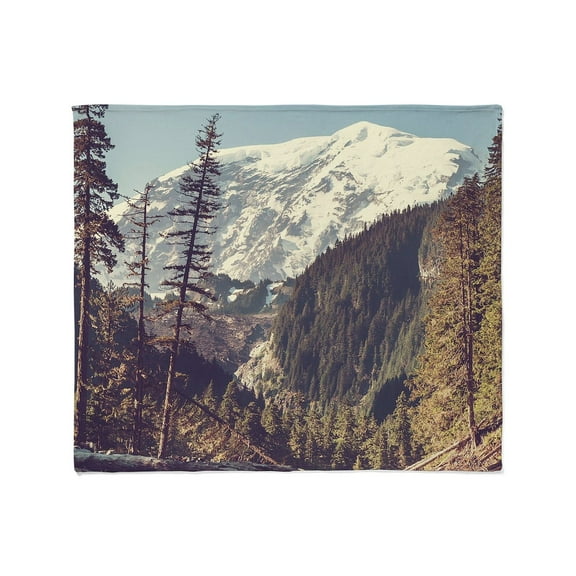 CafePress - Mount Rainier Throw Blanket - Soft Fleece Throw Blanket, 50"x60" Stadium Blanket