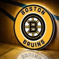 thumbnail image 6 of Boston Bruins LED XL Round Wall D-cor, 6 of 6