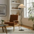 thumbnail image 4 of Wave Squiggle Floor Lamp in Black, 4 of 10
