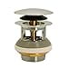 thumbnail image 3 of Westbrass D98R-05 Integrated Overflow Round Tip Toe Bath Drain - Polished Nickel, 3 of 4