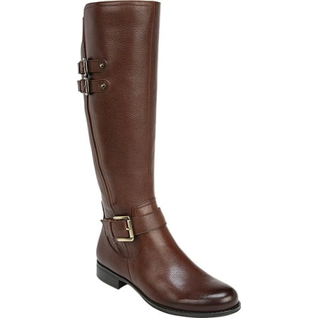 

Women s Naturalizer Jessie Riding Boot Chocolate Leather 9.5 M