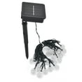 thumbnail image 3 of Guirnalda de luces LED solares de 5 m, 20 LED, decorativa para exteriores, con 8 modos de iluminación para patio, jardín y fiestas., 3 of 14