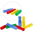 thumbnail image 3 of 10 PCS Reusable Straw Tips, Silicone Straw Tips, Multi-Color Food Grade Straws Nozzles Tips Covers Fit for 1/3 Inch Wide(8MM Outer Diameter) Stainless Steel, 3 of 5