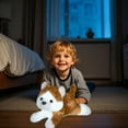 thumbnail image 6 of Taicans ‌Soothing the Plushs - Glowing Puppy Stuffed Animal with LED Night Light,Soft Velvet Plush Toy for Baby Sleep Aid,Cuddly Comfort Gift for Kids,13.8in, 6 of 6