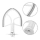 thumbnail image 3 of Injueey Beater Flex Edge Mixer Accesorios planos Accesorios de plástico Reemplazo de cocina para 5 cuartos Herramientas y accesorios para hornear Injueey HA8961-00B, 3 of 6