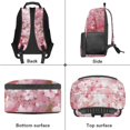 thumbnail image 4 of ZUXONGSY Cat Book Print Backpack for Girls 17 Inches Schoolbag with Lunch Bag Pencil Case and Water Bottle Holder, Travel Outdoor Daypack College School Bag, 4 of 6
