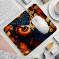 thumbnail image 2 of Owl Printed Square Desk Mat Mousepad, 8.3x9.8 Inch, Non-Slip Rubber Bottom, Suitable for Office and Gaming, 2 of 6