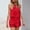 #309-Red, variant on Women's Solid Color Sleeveless Ruffle Romper, Casual Comfortable for Daily Wear and Outings