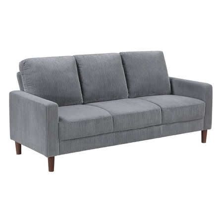 Lexicon Crandall Corduroy Sofa in Gray