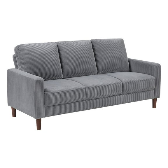 Lexicon Crandall Corduroy Sofa in Gray