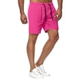 thumbnail image 2 of Nestiefly Men's Swim Trunks 5" Quick Dry Bathing Suit Workout Gym Shorts Sports Athletic Lightweight Short Pants with Pockets Watermelon Red 2XL, 2 of 5
