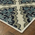 thumbnail image 4 of Sphinx Linden Area Rug 7816B Ivory Diagonal Diamond 6' 7" x  9' 6" Rectangle, 4 of 4