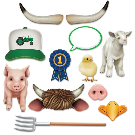 Farm Photo Fun Signs, (Pack of 12)