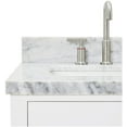 thumbnail image 2 of Ariel H037SLCWRVOWHT Bristol 37" Free Standing Single Rectangular Basin Vanity Set - White, 2 of 7