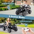 thumbnail image 3 of OLAKIDS 12V Ride on UTV, Battery Powered Off-Road Kids Electric Vehicles with Remote Control, Music, Horn, MP3, Lights, 3 Speeds, Soft Start, Ride on Truck for 3+ Boys Girls, 3 of 10