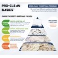 thumbnail image 2 of Pro-Clean Basics Premium Supreme, New Smooth Jersey Die Cut 16in x 16in White T-Shirt Rags, 15lb. Box, 2 of 3