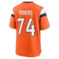 thumbnail image 3 of Men's Nike Ben Powers  Orange Denver Broncos Team Game Jersey, 3 of 6