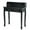 Black, variant on Costway Writing Desk Makeup Vanity Table Home Office Computer Desk 4 Drawer Black