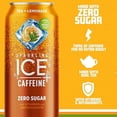thumbnail image 3 of Sparkling Ice +Caffeine Tea + Lemonade Sparkling Water with Caffeine, Zero Sugar, with Antioxidants and Vitamins, Zero Sugar, 16 fl oz Cans (Pack of 12), 3 of 5