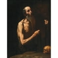 thumbnail image 2 of Jusepe de Ribera 15x18 Gold Ornate Wood Frame and Double Matted Museum Art Print Titled - Saint Onuphrius, 2 of 4
