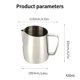 thumbnail image 4 of Bearachild Jarra de café, jarra para espuma de Chocolate con leche, reutilizable, lavable, para oficinas, hogar, comedor, Bar, cocina, café, Juegos de servir café y té, 4 of 6