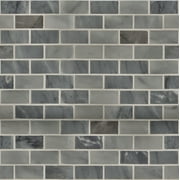 MSI Carrara Classique Brick 1X 2 Marble Honed Mosaic Tile