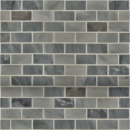 MSI Carrara Classique Brick 1X 2 Marble Honed Mosaic Tile