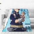 thumbnail image 1 of Manta My Hero Academia para hombres y mujeres, manta de tela súper suave y esponjosa, acogedora y cálida, adecuada para sofá, cama, manta de viaje, regalo para todas las estaciones 80 "X60", 1 of 8
