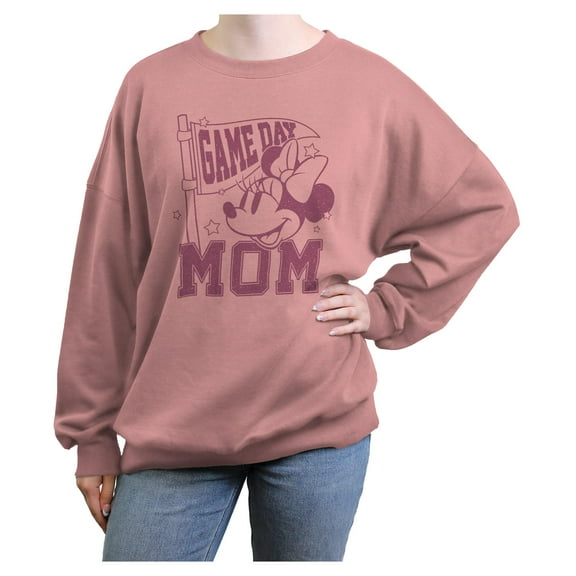Juniors Minnie Mouse Mom Game Day Sweatshirt
