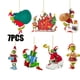 thumbnail image 2 of 7 Uds. Decoraciones Navideñas Acrílica para Navidad Del, 2 of 9