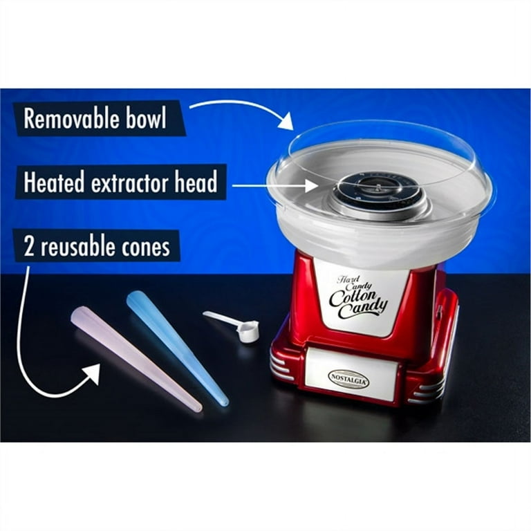 Hard candy cotton candy clearance machine