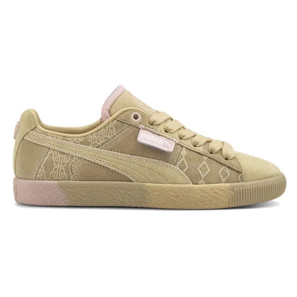 PU & MA Clyde PreGame Runway Lace Up Womens Beige Sneakers Casual Shoes 39208301