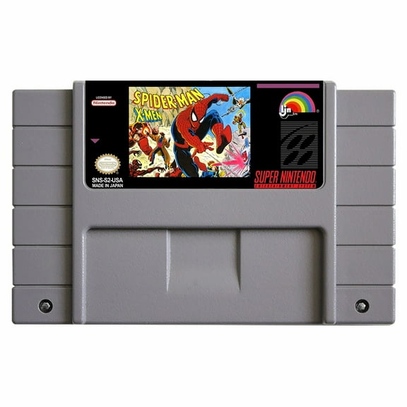 SNES Games Cartridge Spider-Man - X-Men - Arcade's Revenge