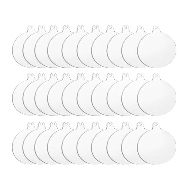 Colgante navideño colgante,Adorno colgante navideño de acrílico,Dije colgante decorativo DIY suministros regalo,Colgantes decorativos para árbol de Navidad,Adornos colgantes para interior y
