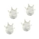 thumbnail image 1 of 4pcs Tapones Casquillos de Válvula de Neumático forma Proteger de Polvo para auto and moto Bici Blanco Zulema Casquillos de la válvula del neumático de la bicicleta, 1 of 7